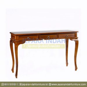 Betawi Console Table Kayu Jati 3 Laci