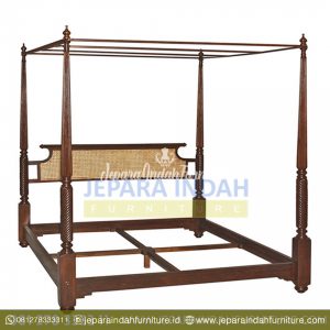 Dipan Jati Antik Sheraton Poster Rotan