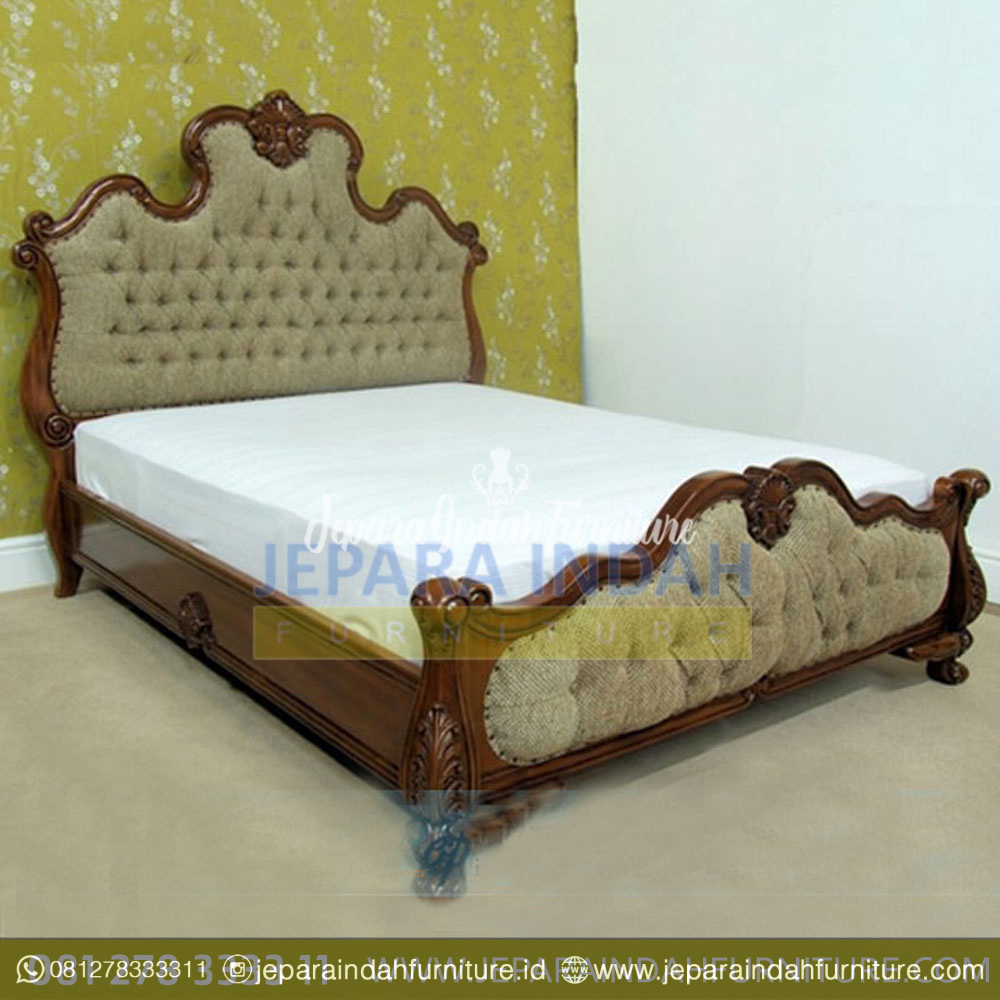 Dipan Tempat Tidur Jati Locust Antique