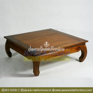 Meja Kopi Jati Model Opium