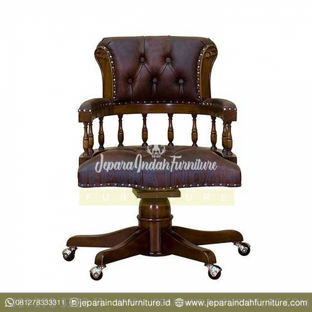 Kursi Kantor Ruji Jati Moderen