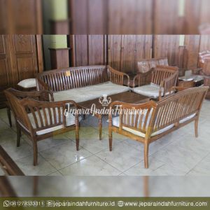 Kursi Tamu Seraton Set Kayu Jati Antik