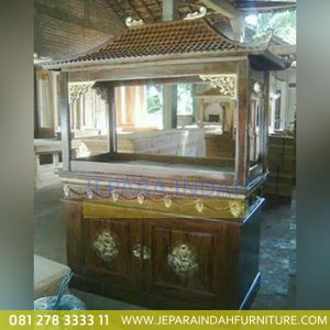 Harga Jual Lemari Aquarium Jati Ukir Bunga 2 Pintu (HDF LAQ 001 2D)