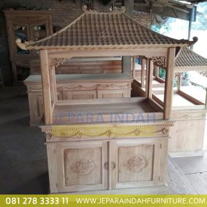 Website Jual Lemari Aquarium Jati Ukir Bunga 2 Pintu (HDF LAQ 001 2D)