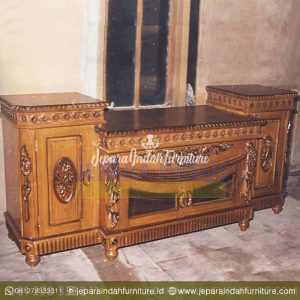Jual-Bufet-Lemari-TV-Davinsi-Mawar-Ukiran-Kayu-Jati