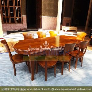 Jual-Kursi-Meja-Makan-Kipas-Set-Kayu-Jati-Jepara