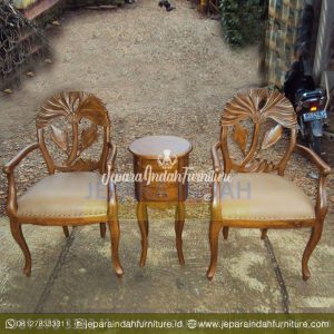 Jual-Kursi-Teras-Teratai-Meja-Bundar-Kayu-Jati