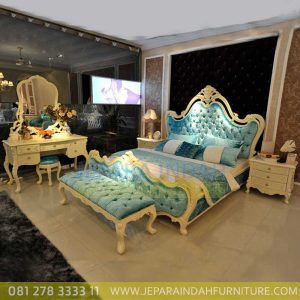 Jual Set Kamar Tidur Mewah Calista Ukiran Jepara