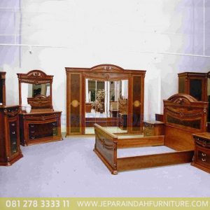 Jual Set Kamar Tidur Utama Maisha Kayu Jati