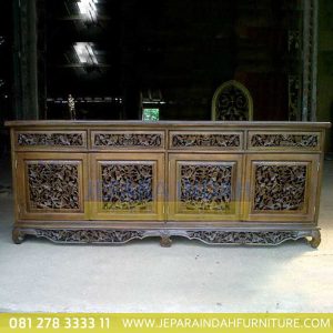 Jual Buffet Jati Palembang Ukiran Jepara