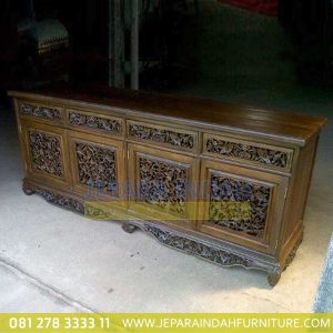 Jual Buffet Jati Palembang Ukiran Jepara MPB 631