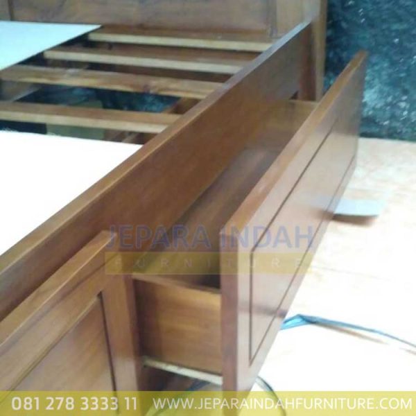 Jual-Ranjang-Tempat-Tidur-Minimalis-Jati-4-Laci-Kirim-Bogor