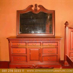 Jual Dipan Klasik Satu Set Model Kolonial Meja Rias