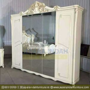Jual Tempat Tidur Elegant Satu Set Ukiran Lemari 5 Pintu