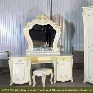 Jual Tempat Tidur Elegant Satu Set Ukiran Meja Rias