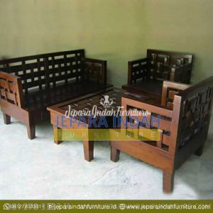 Harga Jual Set Kursi Tamu Jati Kepang