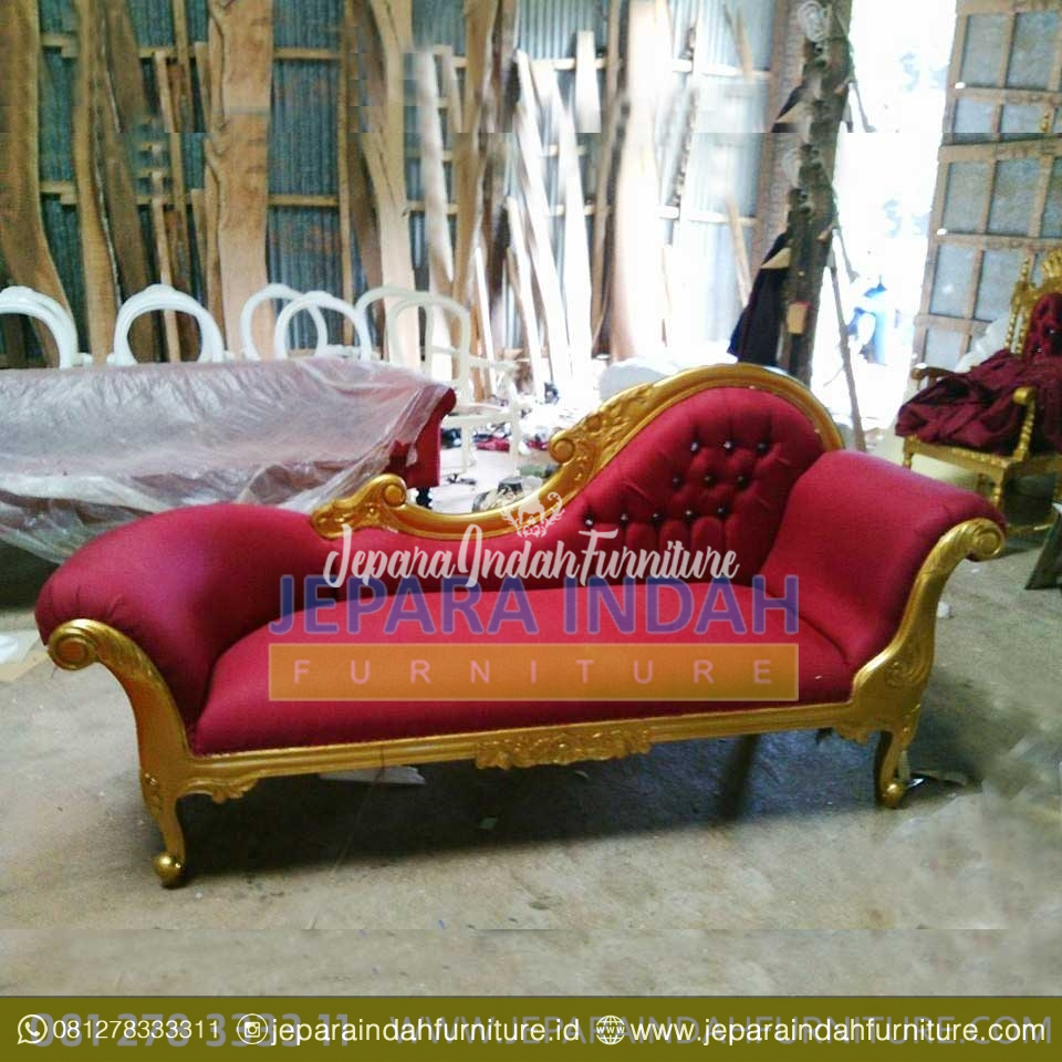 Harga Jual Sofa Single Louis Gold