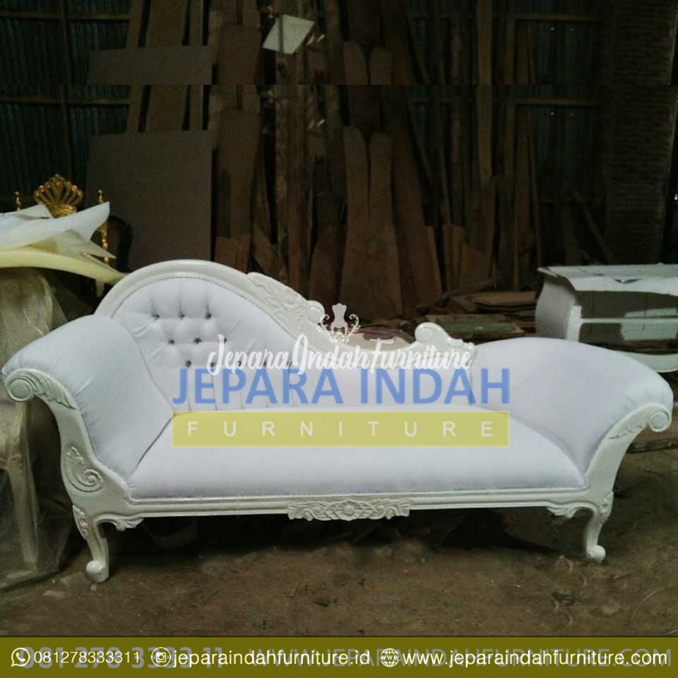 Harga Jual Sofa Single Louis Ivory