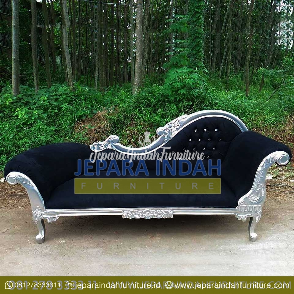 Pusat Jual Sofa Single Louis Silver