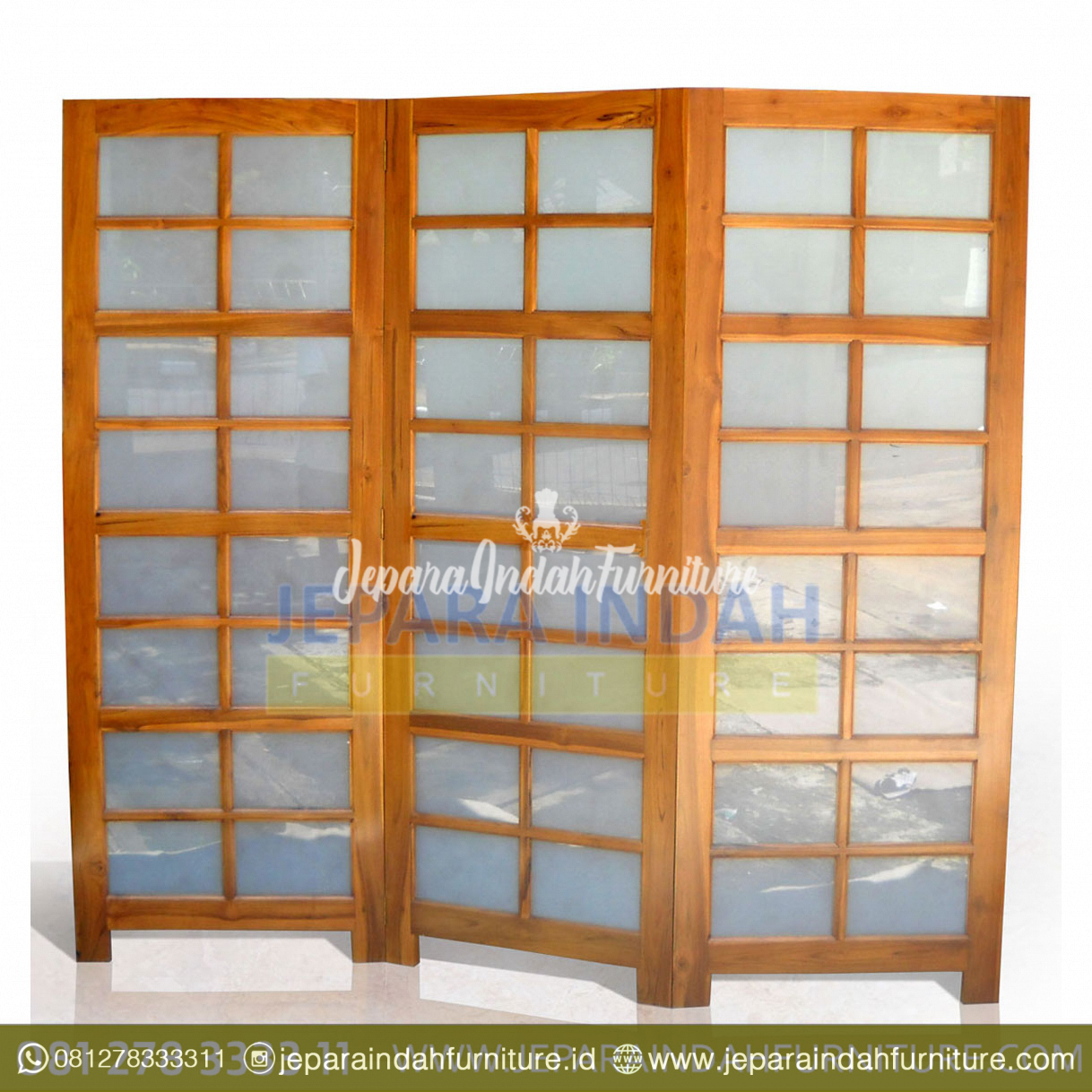 Harga Jual Sketsel Jati Minimalis Kaca