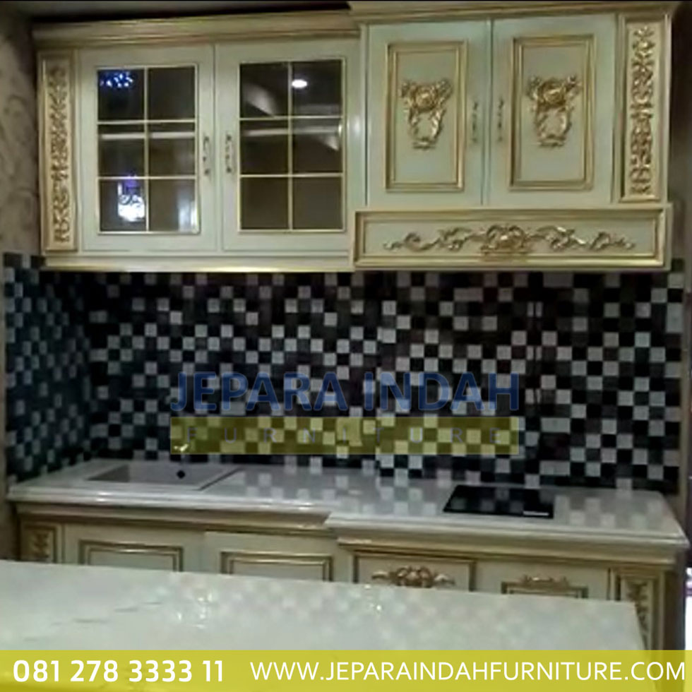Pusat Jual Kitchen Set Ukir Mewah