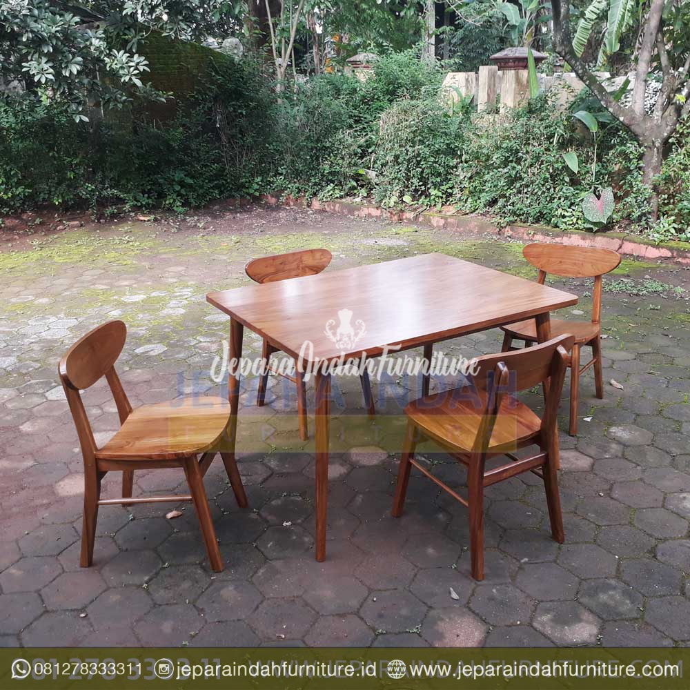 Harga Jual Set Kursi Meja Makan Retro