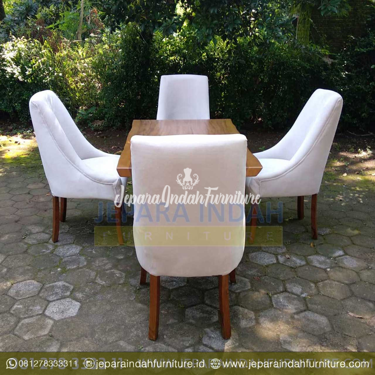 Harga Jual Set Kursi Makan Jati Mewah