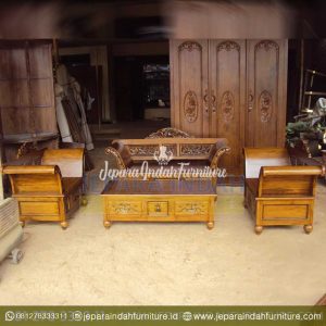 Harga Jual Set Kursi Tamu Jati