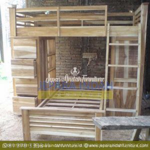 Harga Jual Dipan Tingkat Anak Jati Minimalis (CRF TTT 016)