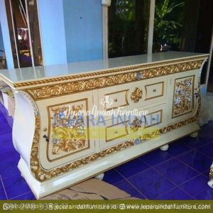 Harga Jual Buffet Jati Eksklusif Biola 2 Laci 2 Pintu (LRF BFS 014)