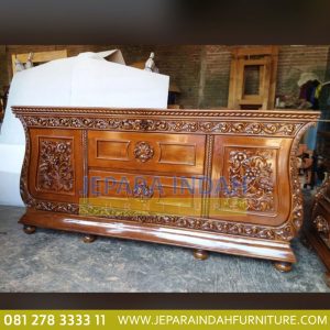 Website Jual Buffet Jati Eksklusif Biola 2 Laci 2 Pintu (LRF BFS 014)