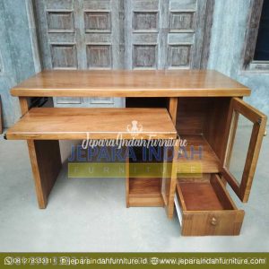 Pusat Jual Meja Komputer Jati Minimalis (OFF MJK 010)