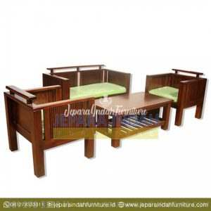 Pusat Jual Set Kursi Tamu Jati Minimalis Robot (LRF SKT 032)