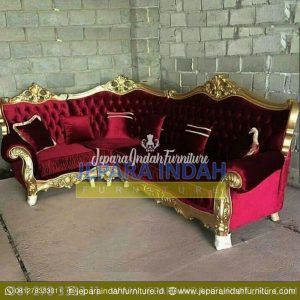 Harga Jual Sofa Sudut Caroline Ukir Mewah Elegant (LRF STS 013)