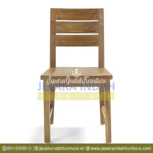 DRF KRM 004 Kursi Makan Cafe Kayu Jati Minimalis