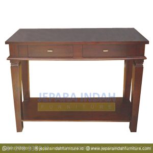 DRF MKH 002 Meja Konsol Jati Minimalis 2 Laci Harga Murah