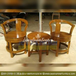 FTT KMT 007 Kursi Teras Kayu Jati Minimalis Harga Murah