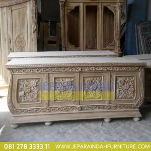 LRF BFS 015 Buffet Jati Ukir Klasik Harga Murah