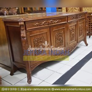 LRF BFS 016 Buffet Jepara Ukir Jati Klasik Mewah