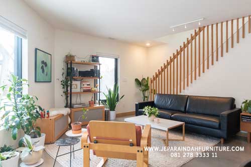 Furniture Jati Jepara Untuk Ruang Keluarga Konsep Minimalis
