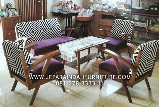 Model Kursi Tamu Jati yang Cocok Untuk Hunian Millenial