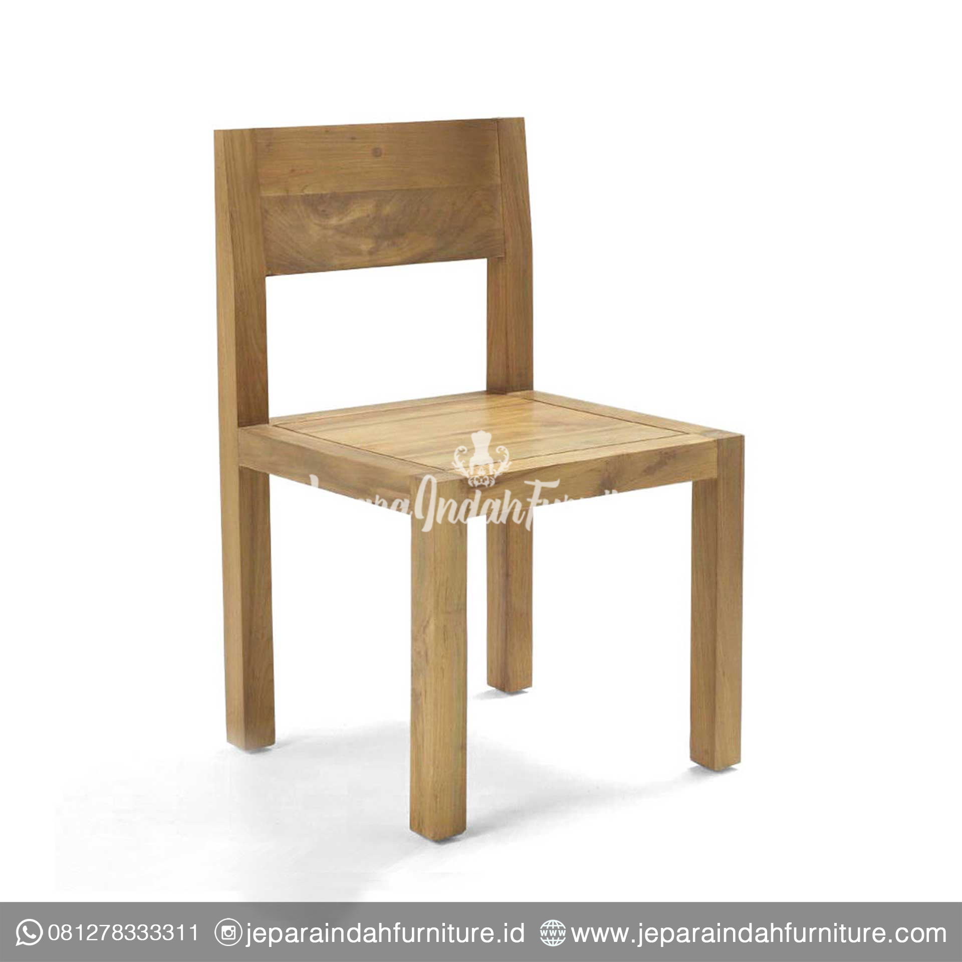 Kursi Makan Noah Kayu Jati Minimalis Modern
